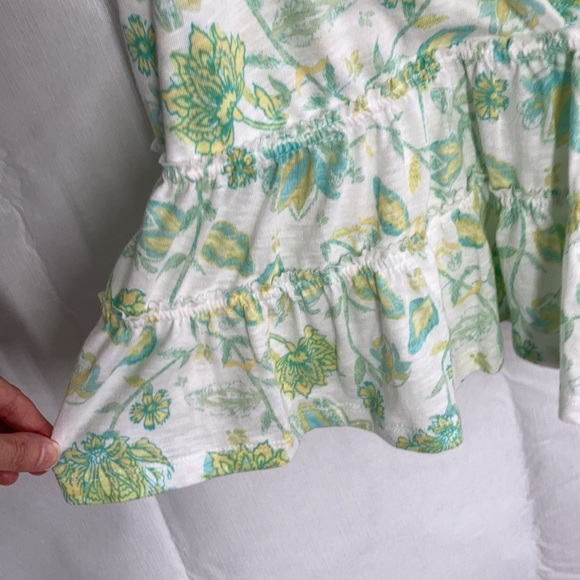 3/$15 SO top floral print tiered cami boho casual summer sleeveless L juniors - Picture 6 of 17